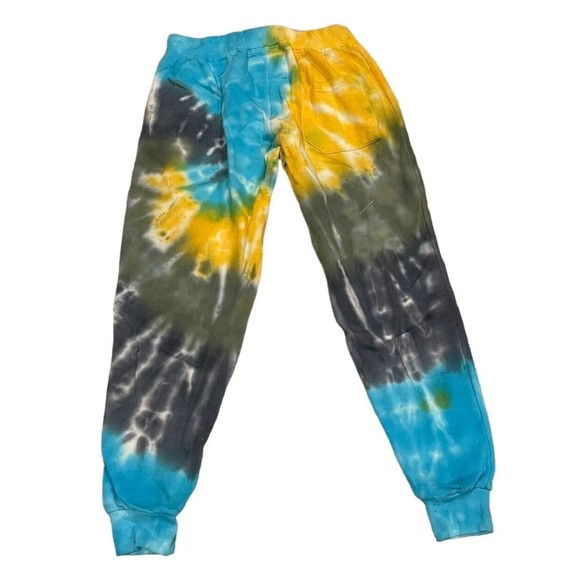La Detresse Women's Tie Dye Adjustable Limeade Ribbed Cuffs Sweatpants (Med) NWT - Picture 9 of 9